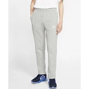 NWT MENS NIKE SPORTSWEAR CLUB FLEECE Straight Leg Gray SWEATPANTS XXL $60